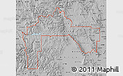 Gray Map of ZIP codes starting with 812