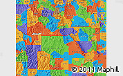 Political Map of ZIP codes starting with 812