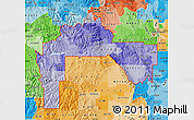 Political Shades Map of ZIP codes starting with 812