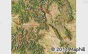 Satellite Map of ZIP codes starting with 812
