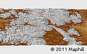 Physical Panoramic Map of ZIP codes starting with 812