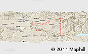 Shaded Relief Panoramic Map of ZIP code 81415