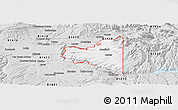 Silver Style Panoramic Map of ZIP code 81415