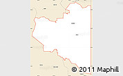 Classic Style Simple Map of ZIP code 81415