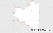 Silver Style Simple Map of ZIP code 81415
