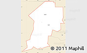 Classic Style Simple Map of ZIP code 81430