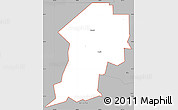Gray Simple Map of ZIP code 81430
