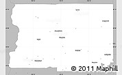 Gray Simple Map of Boulder County