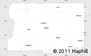 Silver Style Simple Map of Boulder County