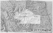 Gray 3D Map of Clear Creek County