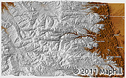Physical 3D Map of Clear Creek County