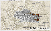 Physical 3D Map of Clear Creek County, shaded relief outside