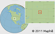 Savanna Style Location Map of Clear Creek County