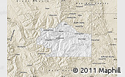 Classic Style Map of Clear Creek County