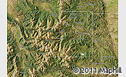 Satellite Map of Clear Creek County