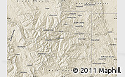 Shaded Relief Map of Clear Creek County