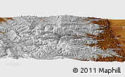Physical Panoramic Map of Clear Creek County