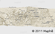 Shaded Relief Panoramic Map of Clear Creek County