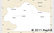 Classic Style Simple Map of Clear Creek County