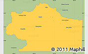 Savanna Style Simple Map of Clear Creek County