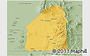 Savanna Style 3D Map of Costilla County