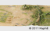 Satellite Panoramic Map of Costilla County