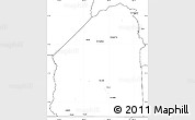 Blank Simple Map of Costilla County