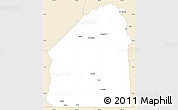 Classic Style Simple Map of Costilla County