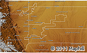 Physical 3D Map of Denver County
