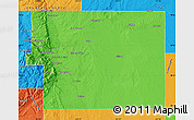 Political Map of El Paso County