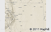 Shaded Relief Map of El Paso County
