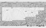 Gray Map of Rio Blanco County