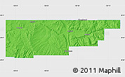 Political Map of Rio Blanco County, single color outside