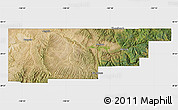Satellite Map of Rio Blanco County, single color outside