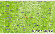 Physical 3D Map of ZIP code 06268