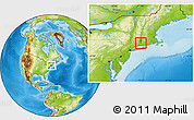 Physical Location Map of ZIP code 06416