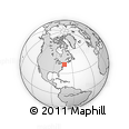 Outline Map of ZIP Code 06416