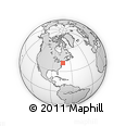 Outline Map of ZIP Code 06611