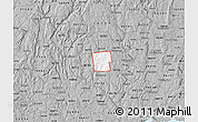 Gray Map of ZIP code 06798
