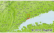 Physical 3D Map of ZIP code 06830