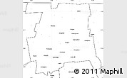 Blank Simple Map of Hartford County