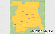 Savanna Style Simple Map of Hartford County