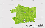 Physical Map of New London County, cropped outside