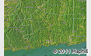 Satellite Map of New London County