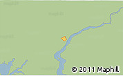 Savanna Style 3D Map of ZIP code 19802, single color outside