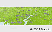 Physical Panoramic Map of ZIP code 19802