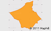 Political Simple Map of ZIP code 19802, cropped outside