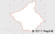 Silver Style Simple Map of ZIP code 19802, cropped outside