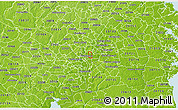 Physical 3D Map of ZIP code 20001