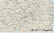 Shaded Relief 3D Map of ZIP code 20001